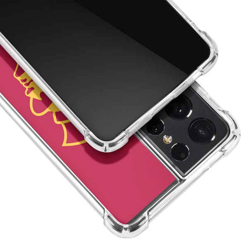 University of Southern California USC Gold Trojan Mascot Galaxy S21 Ultra 5G Clear Case
